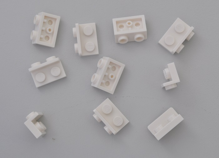 10X Lego® 87087 Steine Konverter 1X1 m 1 seitlichen Noppen neues Dunkelgrau NEU